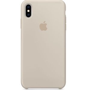 iPhone XS Max Silicone Case in Sand Color